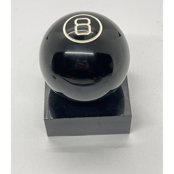 Vintage Bakelite 8 Ball Pool Paper Weight Decoration Mid century Modern - Picture 9 of 9